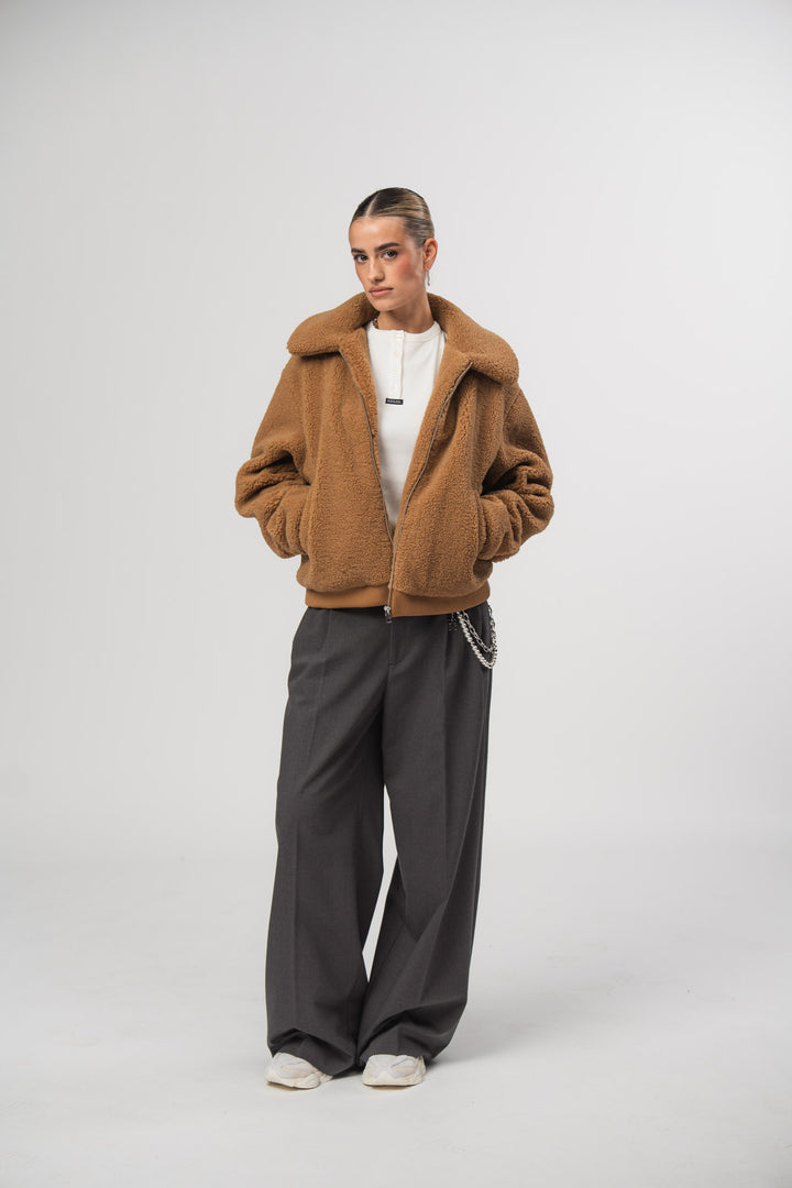 Teddy Jacket Brown
