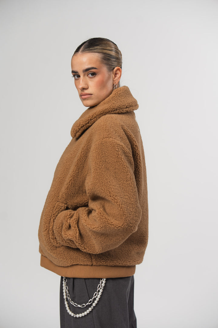 Teddy Jacket Brown