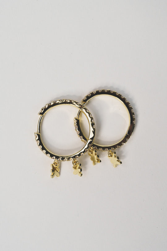 Alternative Ansicht von Creole Sparkle Mini Logos Gold  aus All Accessories Kollektion ausverkauft