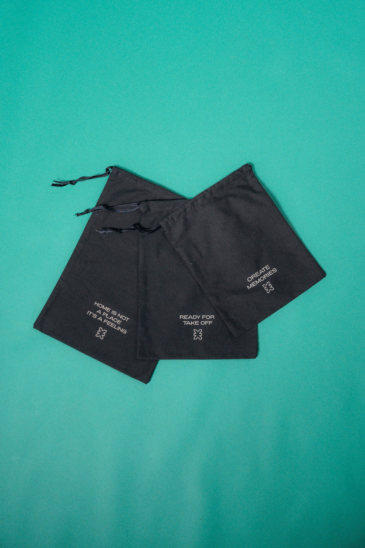 Karo Kauer 3er Pack Travel Bags Quotes