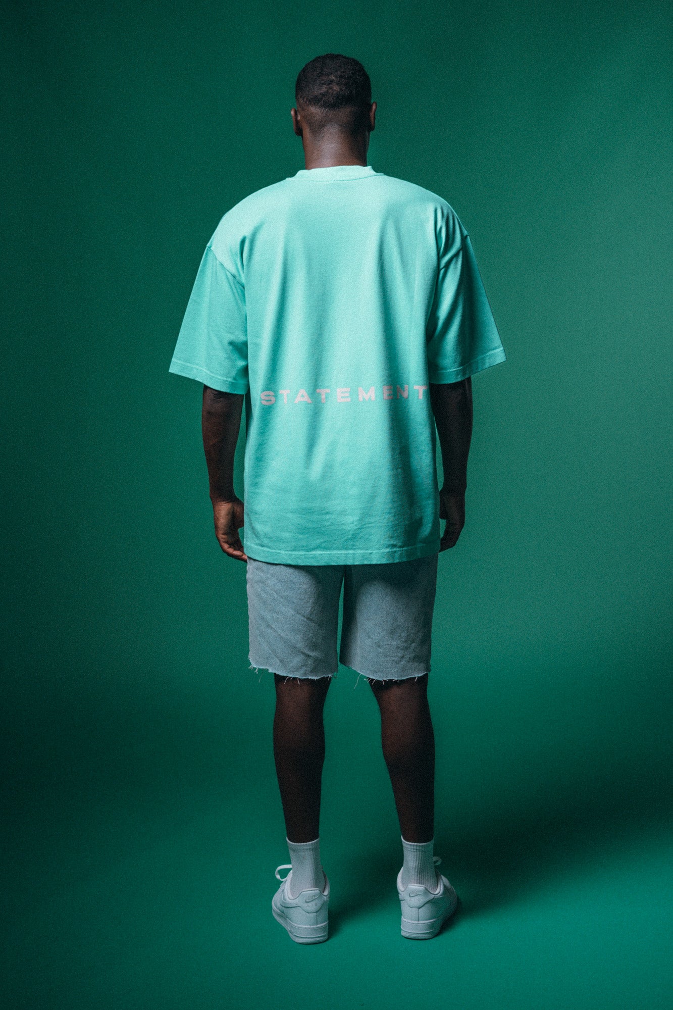 Statement T-Shirt Turquoise Twilight