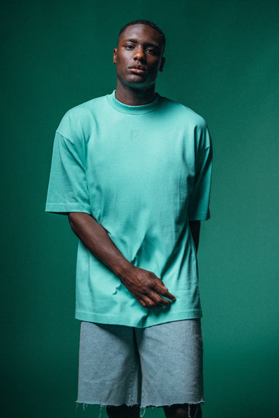 Statement T-Shirt Turquoise Twilight