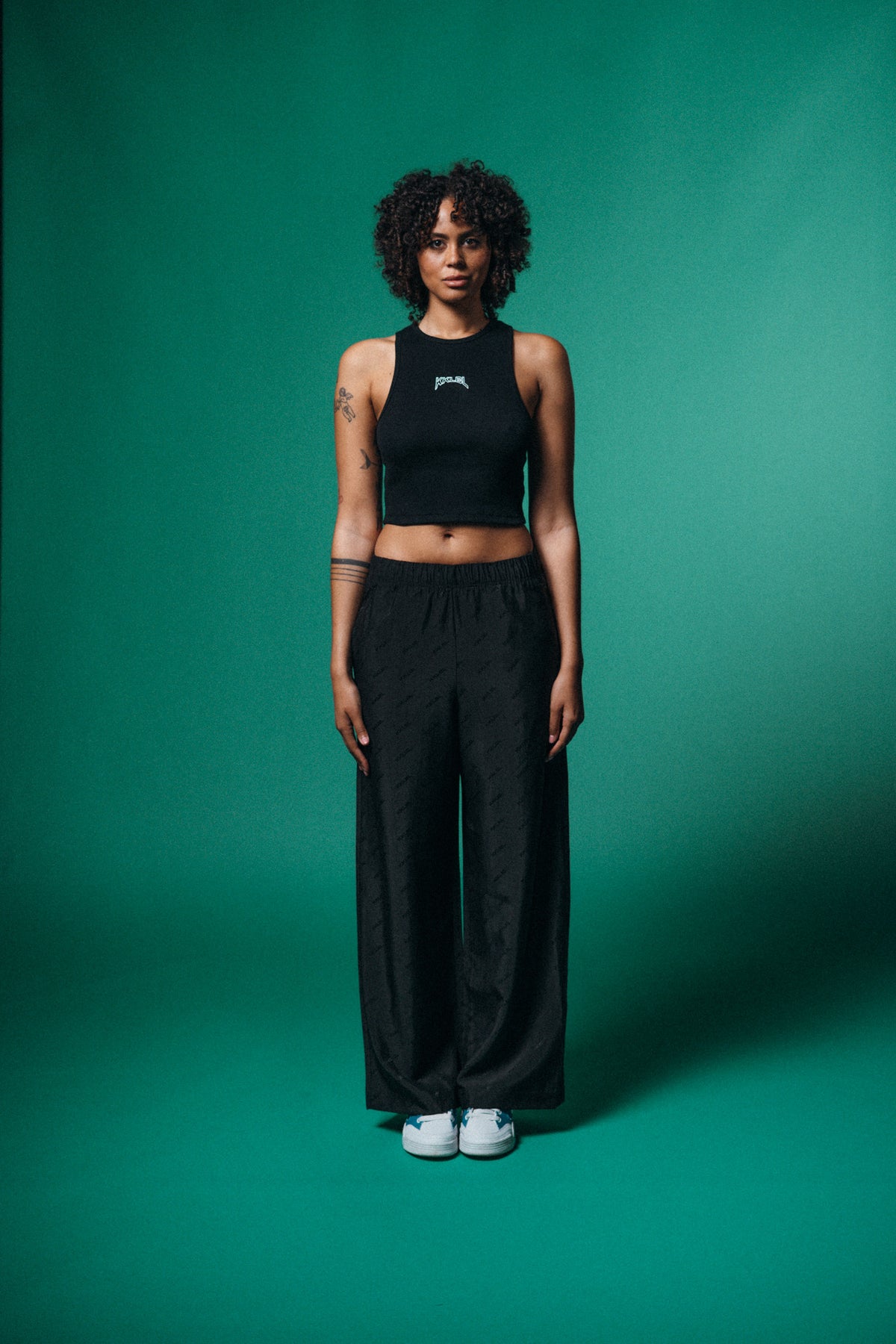 Karo Kauer Rib Top Black