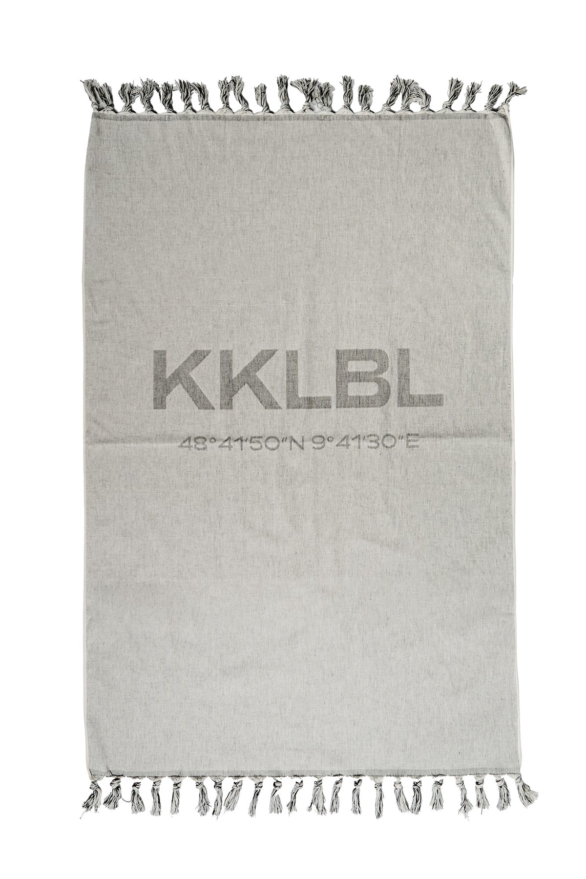 Karo Kauer Beach Towel Grey KKLBL