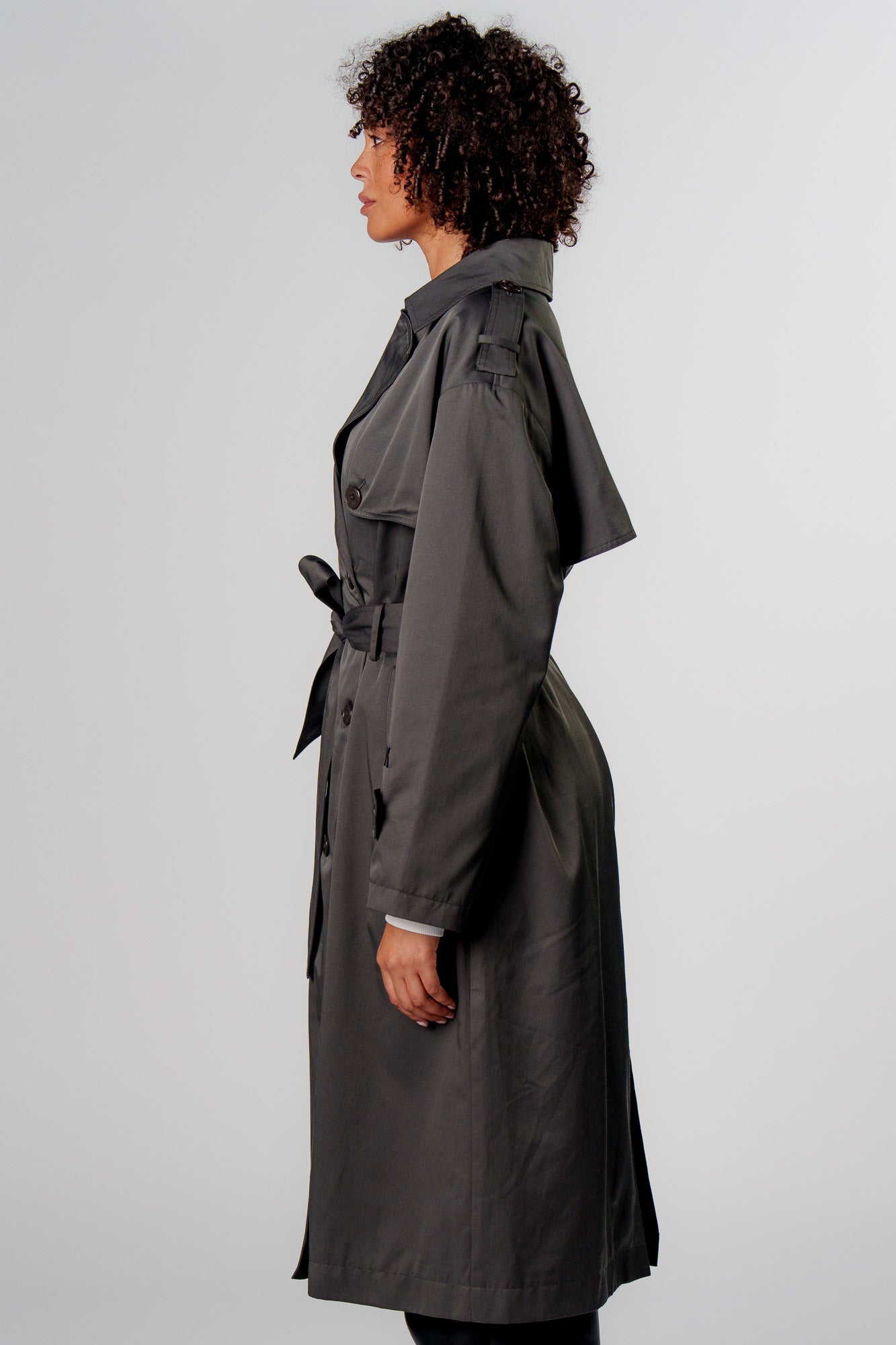 Trenchcoat Dark Grey