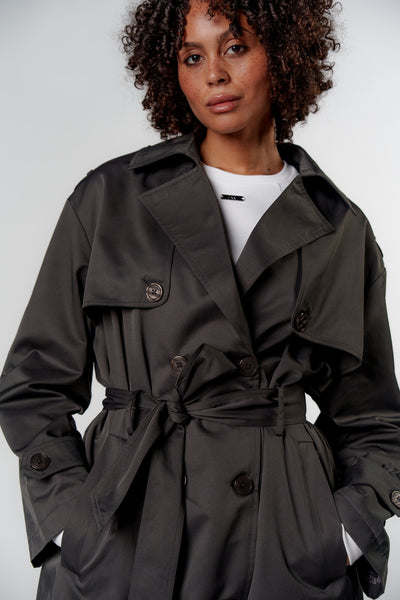 Trenchcoat Dark Grey