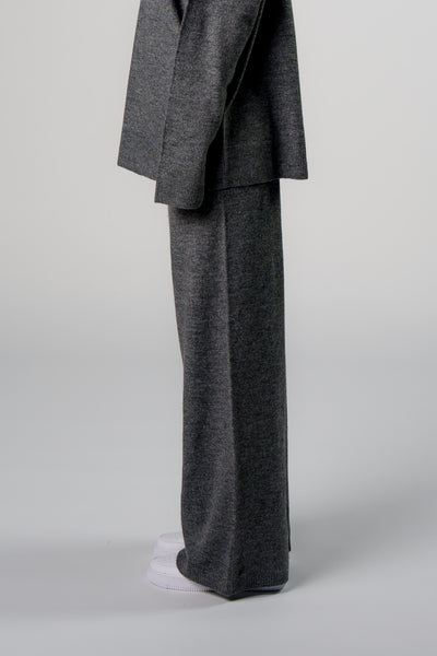 Knit Pants Dark Grey