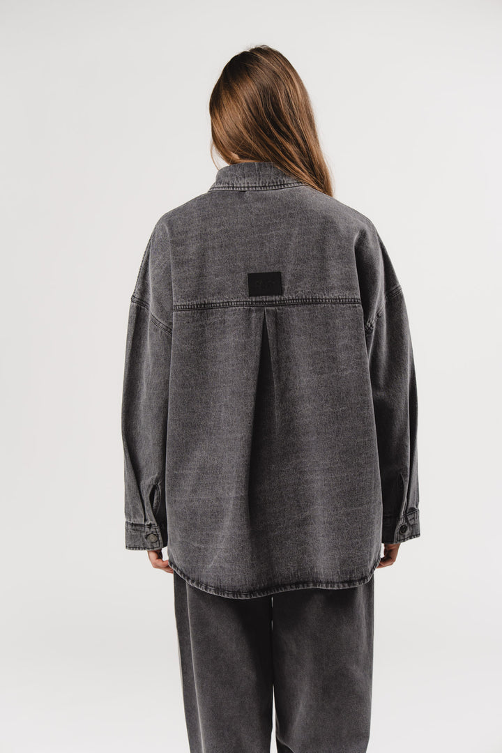Denim Overshirt Grey - Karo Kauer Label