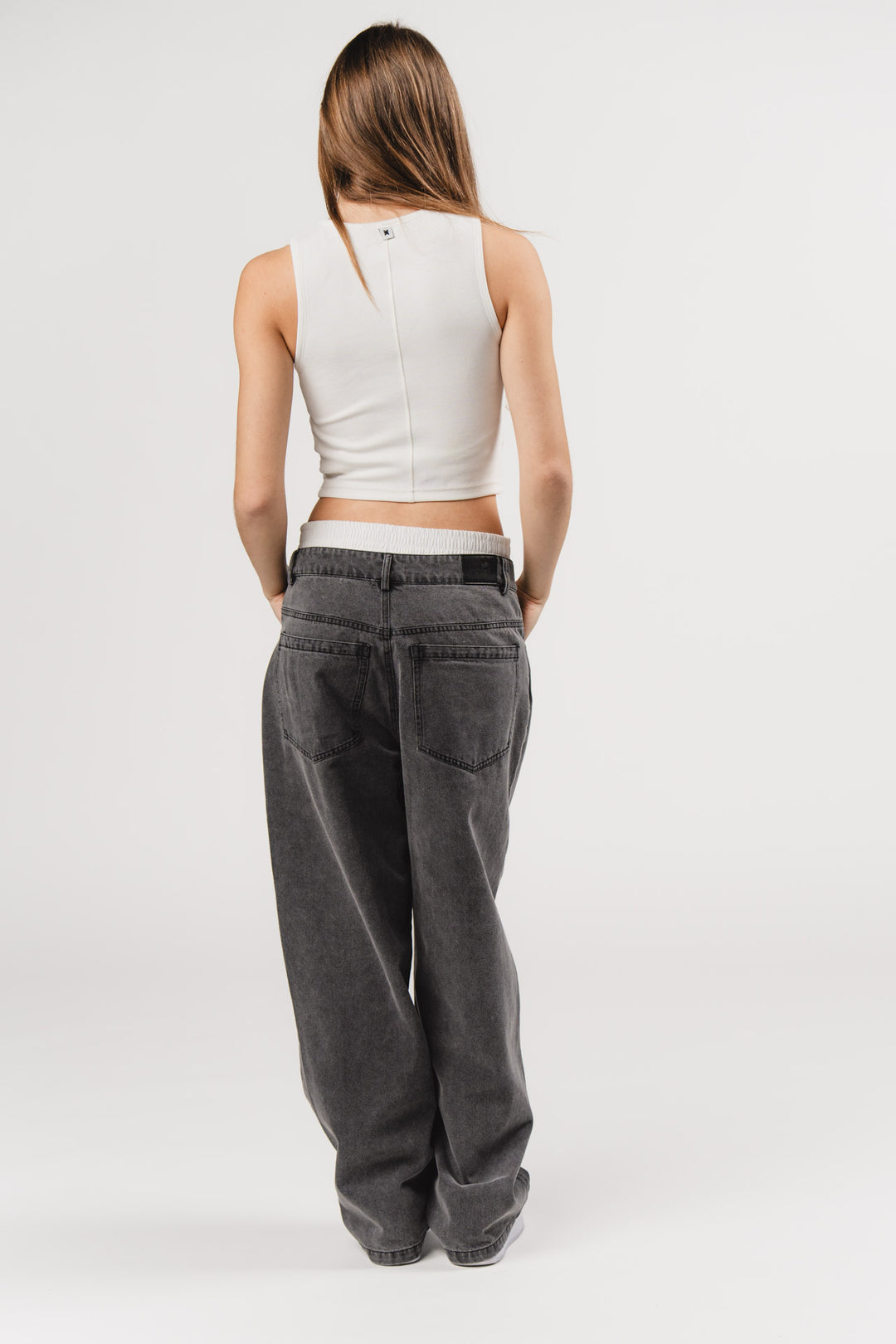 Denim Boxer Pants Grey - Karo Kauer Label