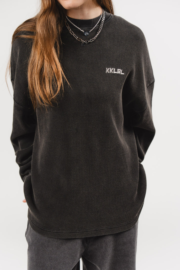 Longsleeve Washed Grey - Karo Kauer Label