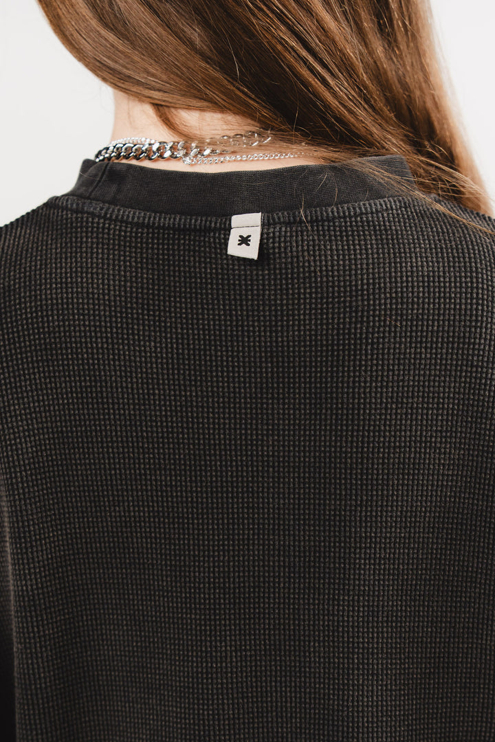 Longsleeve Washed Grey - Karo Kauer Label