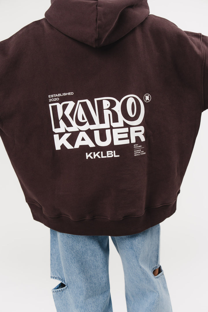 Hoodie Brown - Karo Kauer Label