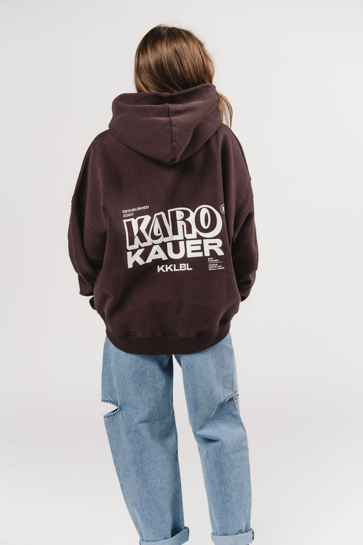 Hoodie Brown - Karo Kauer Label