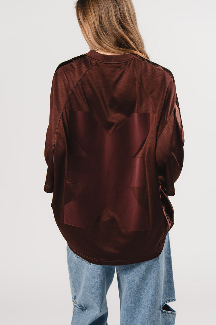 Jersey T-Shirt Brown - Karo Kauer Label