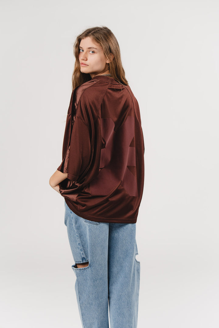 Jersey T-Shirt Brown - Karo Kauer Label
