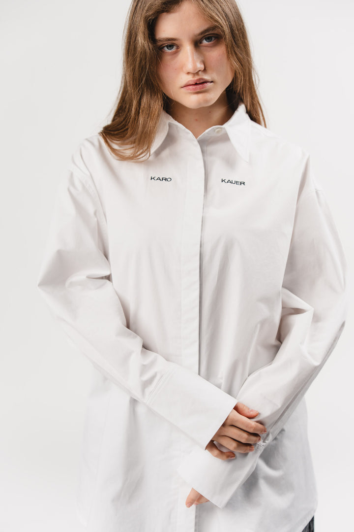 Woven Blouse White KK - Karo Kauer Label