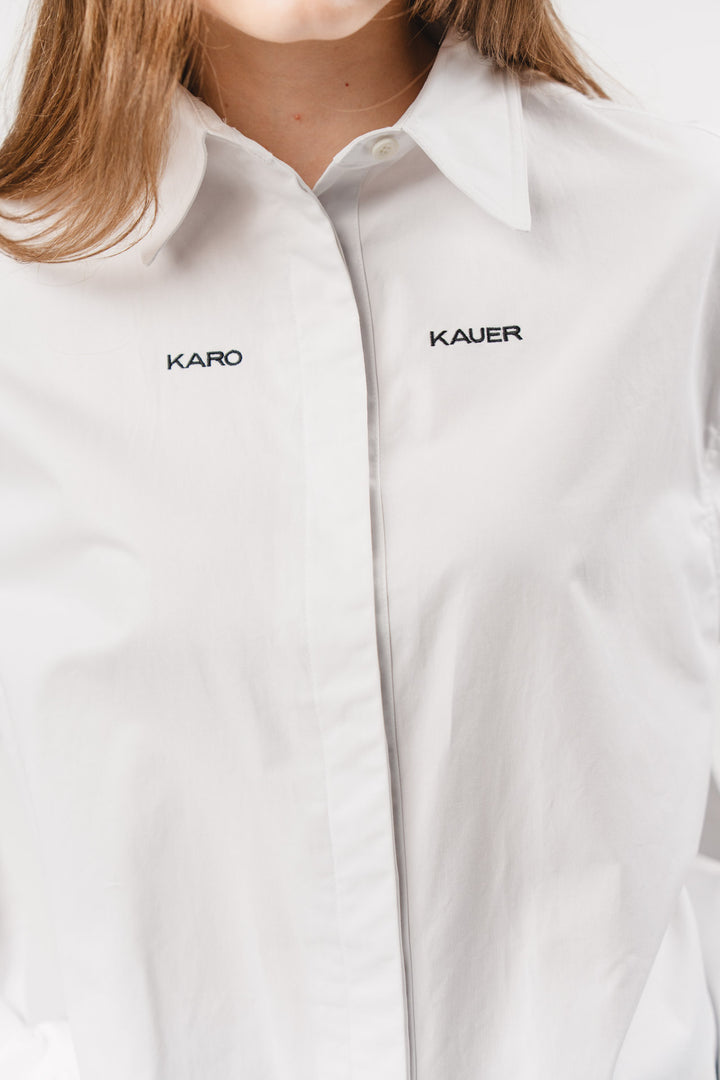 Woven Blouse White KK - Karo Kauer Label