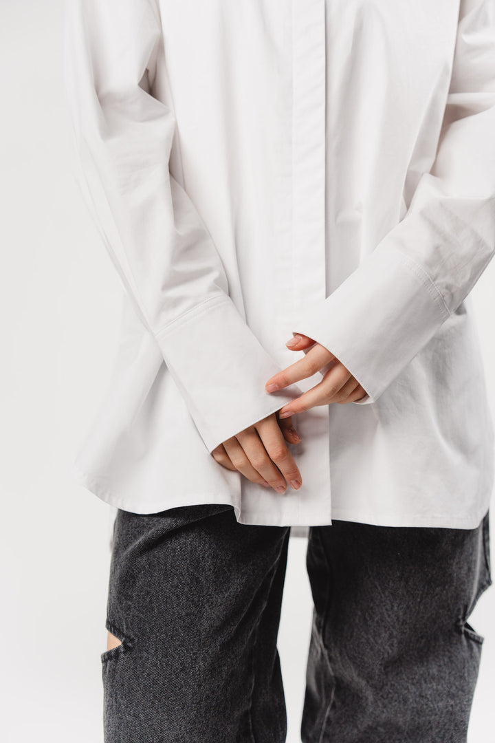 Woven Blouse White KK - Karo Kauer Label
