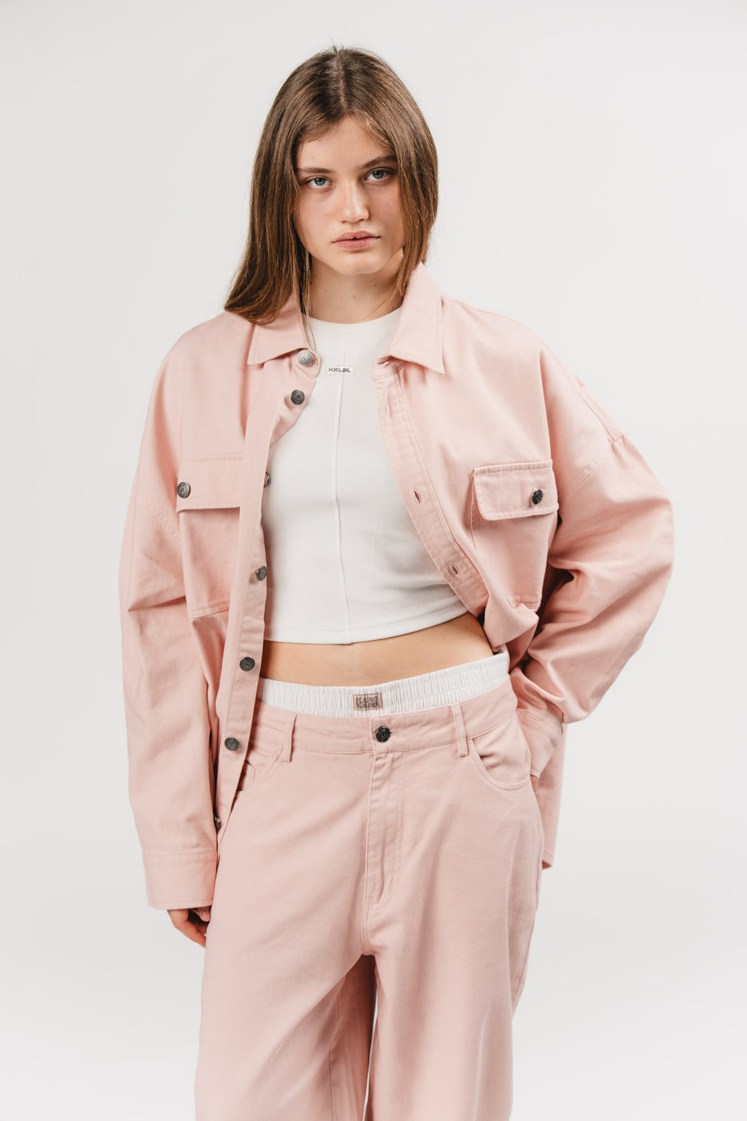 Denim Overshirt Rose - Karo Kauer Label
