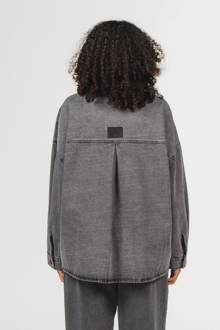 Denim Overshirt Grey - Karo Kauer Label