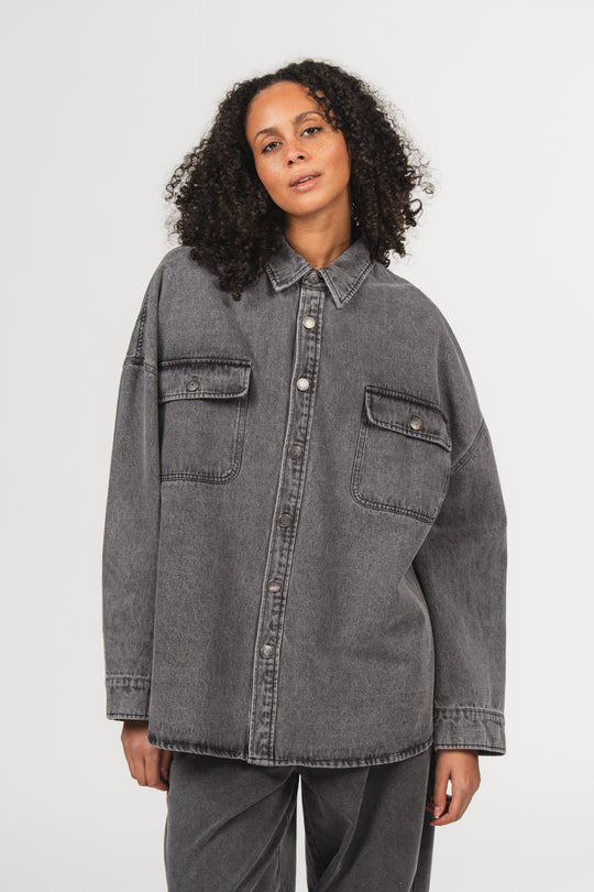 Bild von Denim Overshirt Grey  aus Jackets & Overshirts Kollektion