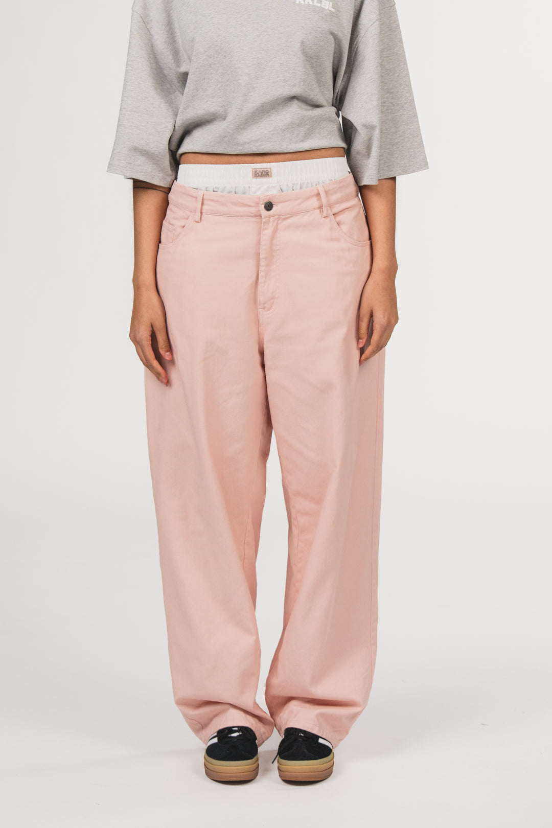 Denim Boxer Pants Rose - Karo Kauer Label