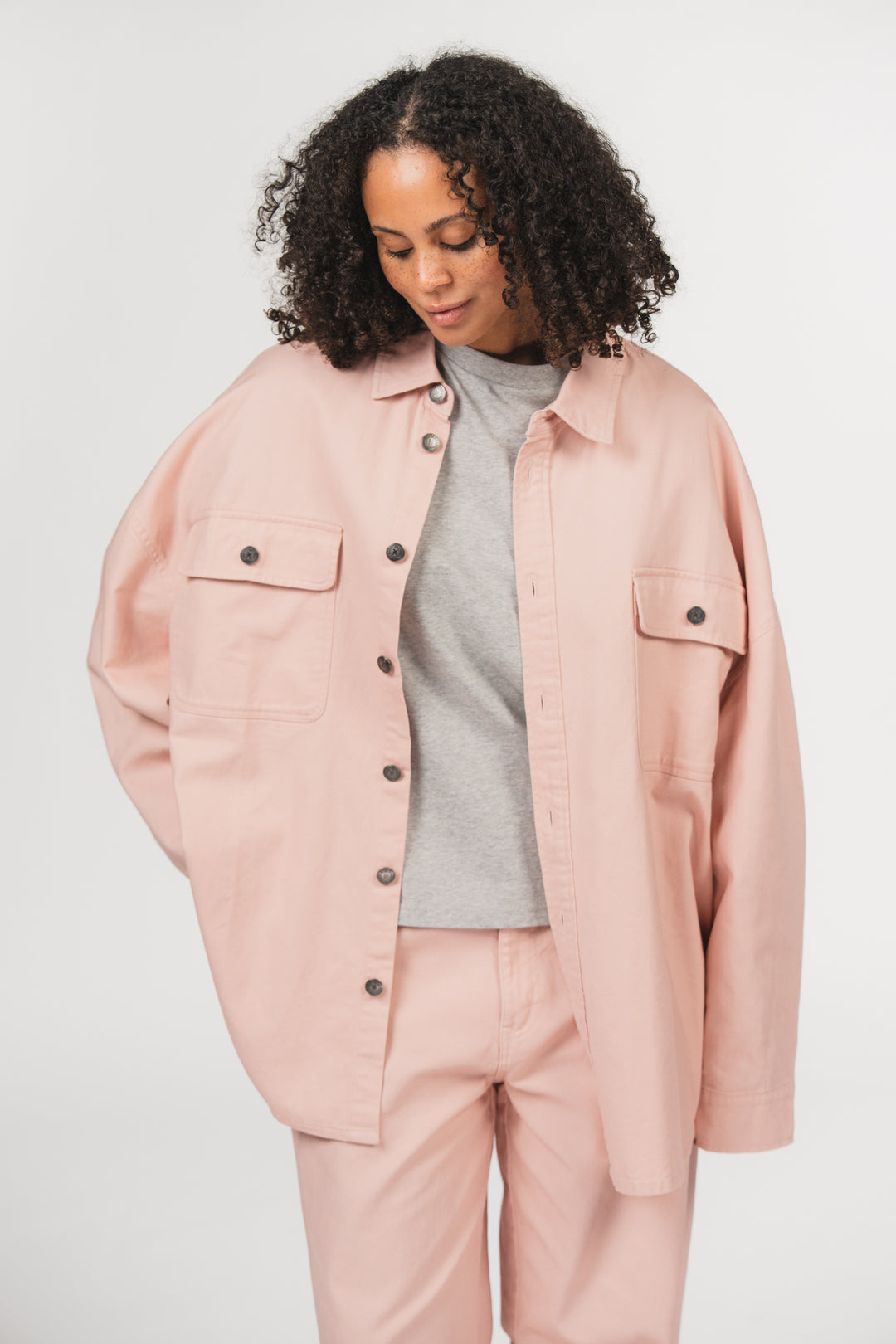 Denim Overshirt Rose - Karo Kauer Label