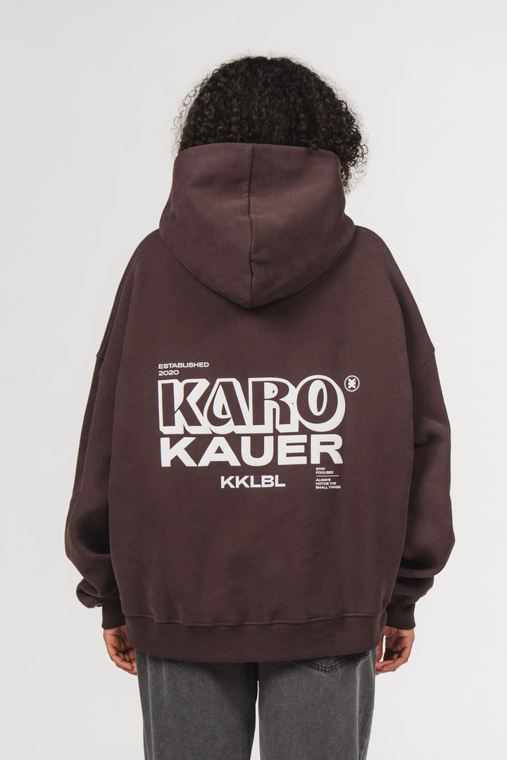 Hoodie Brown - Karo Kauer Label