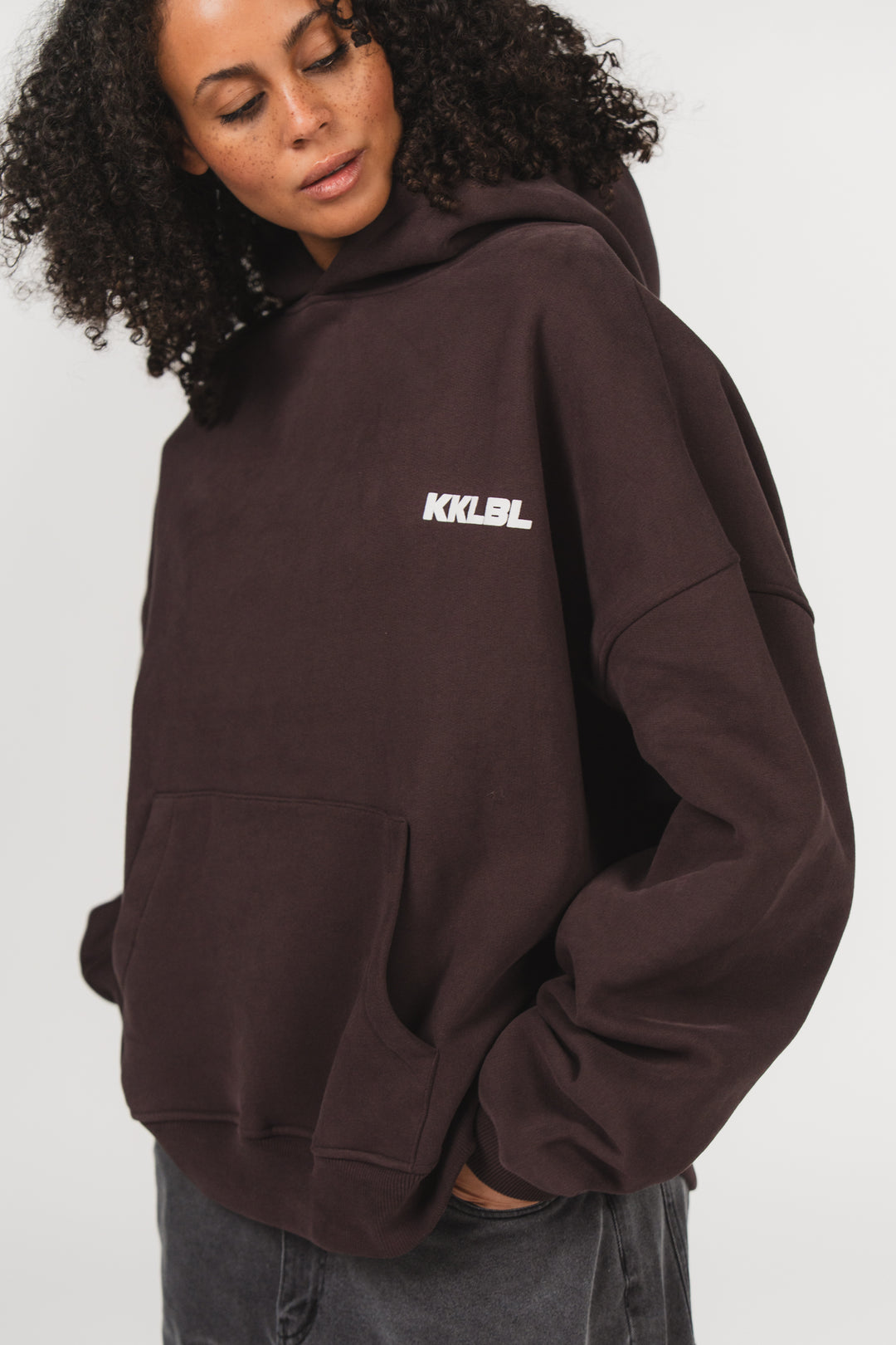 Hoodie Brown - Karo Kauer Label