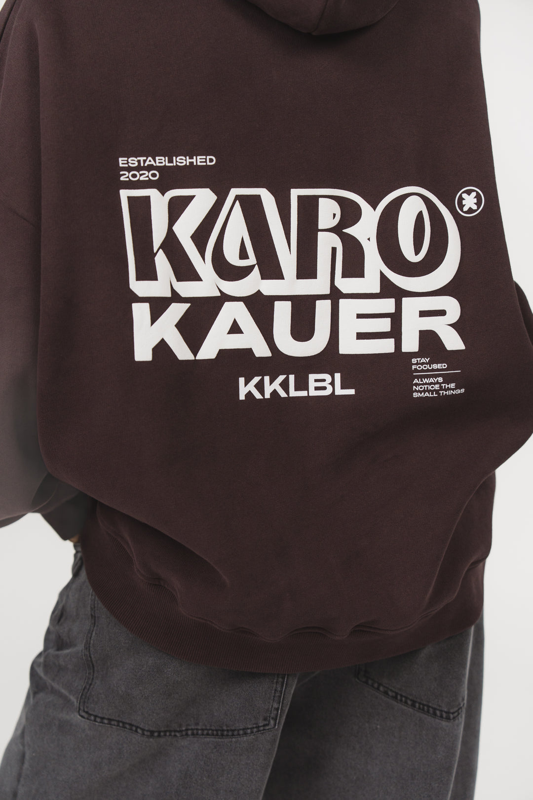 Hoodie Brown - Karo Kauer Label