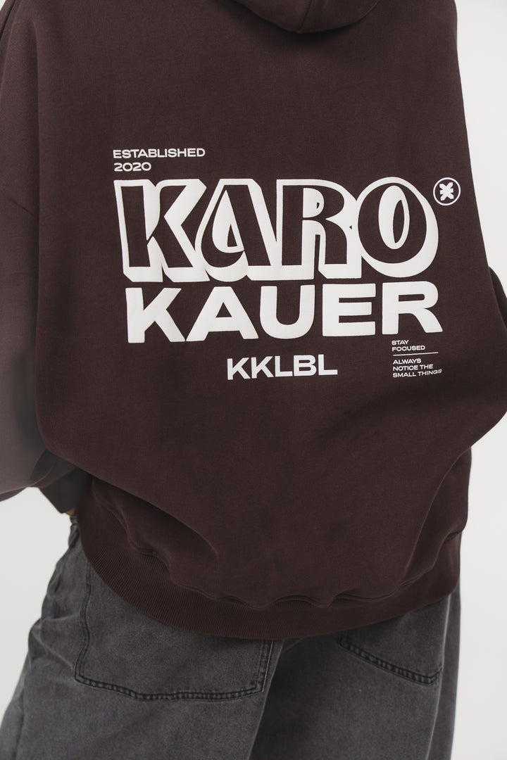 Hoodie Brown - Karo Kauer Label