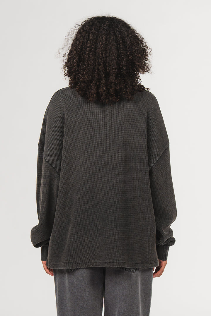 Longsleeve Washed Grey - Karo Kauer Label