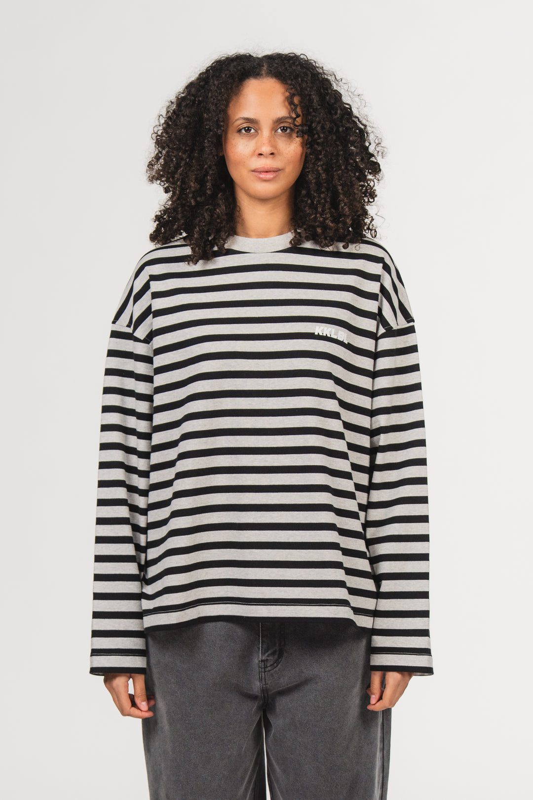 Longsleeve Cropped Stripes - Karo Kauer Label