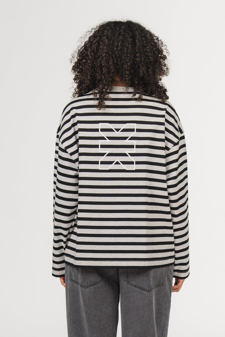 Longsleeve Cropped Stripes - Karo Kauer Label