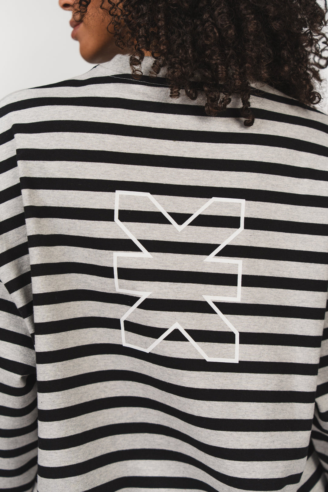 Longsleeve Cropped Stripes - Karo Kauer Label