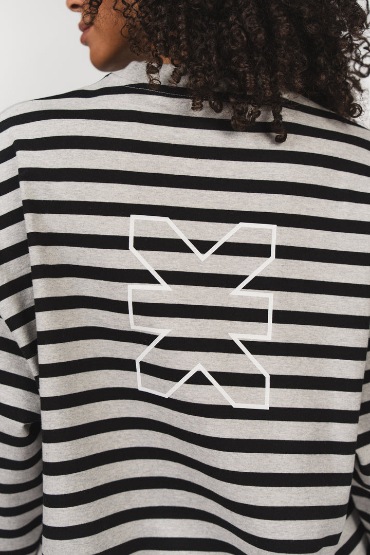 Longsleeve Cropped Stripes - Karo Kauer Label