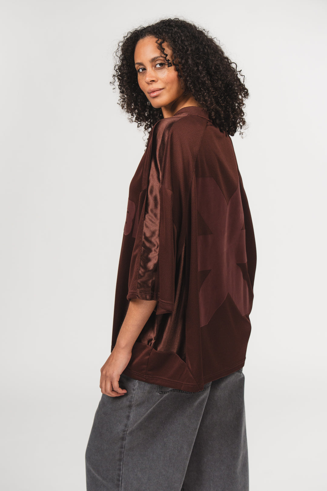 Jersey T-Shirt Brown - Karo Kauer Label