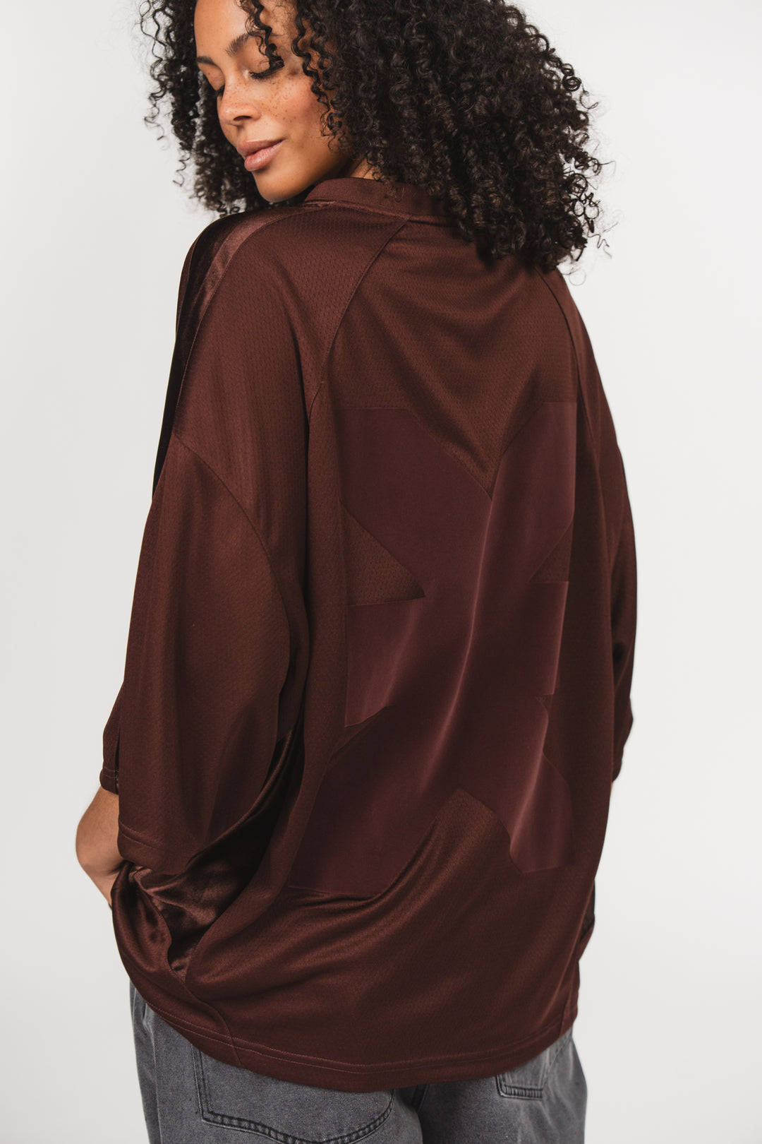 Jersey T-Shirt Brown - Karo Kauer Label