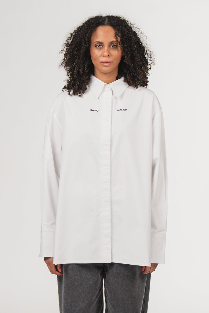 Woven Blouse White KK - Karo Kauer Label