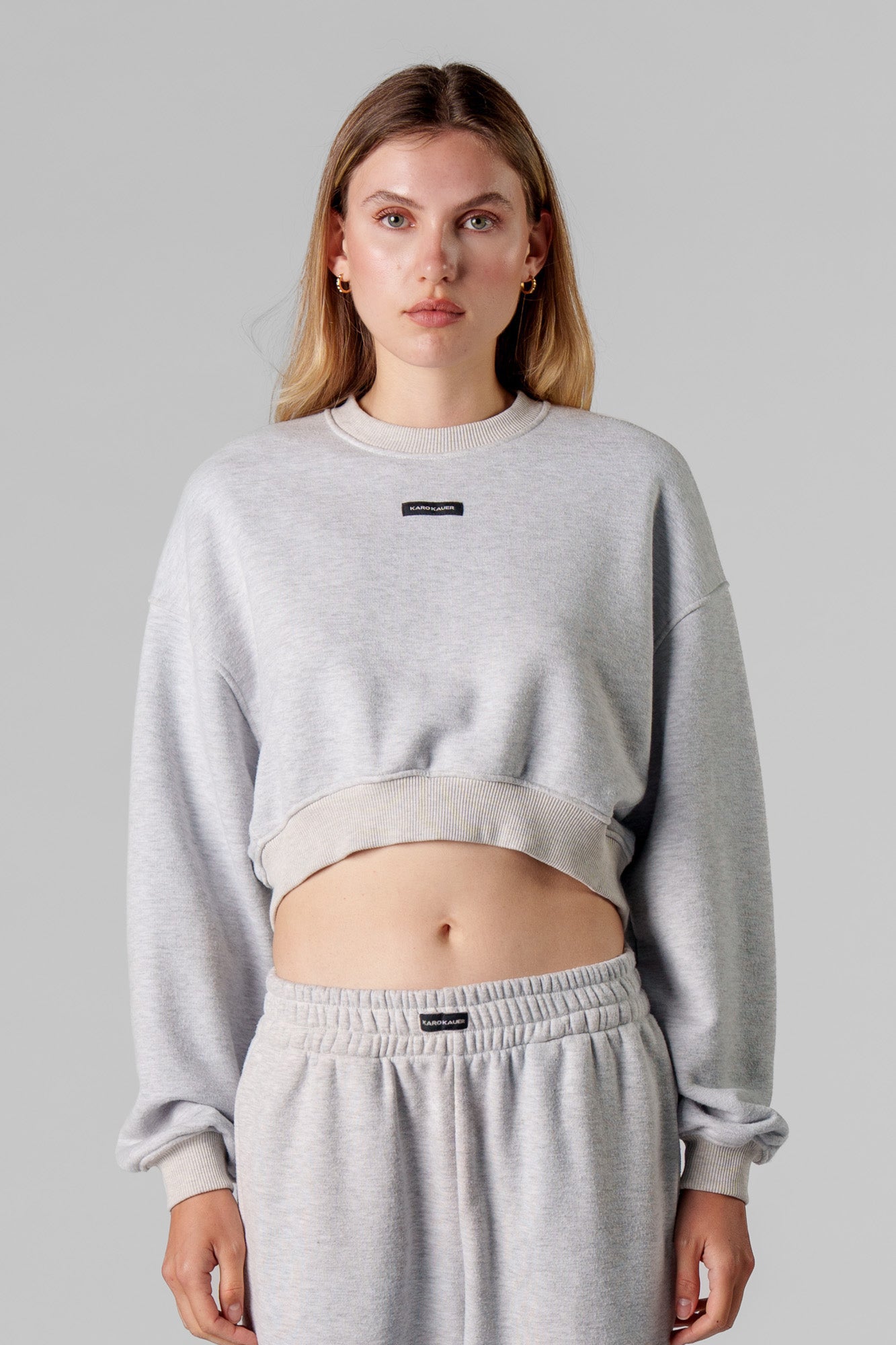 Cropped Sweater Melange