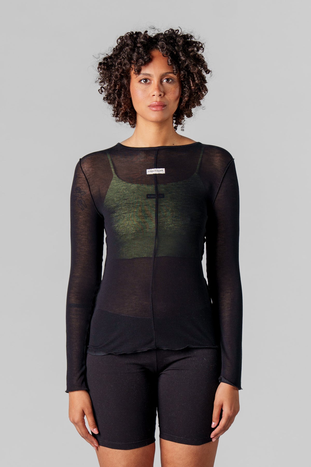 Karo Kauer Mesh Longsleeve Black
