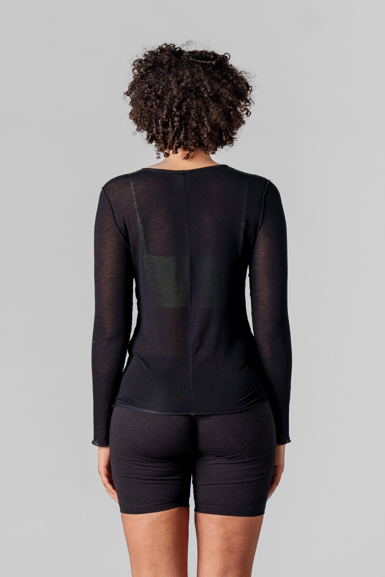 Mesh Longsleeve Black