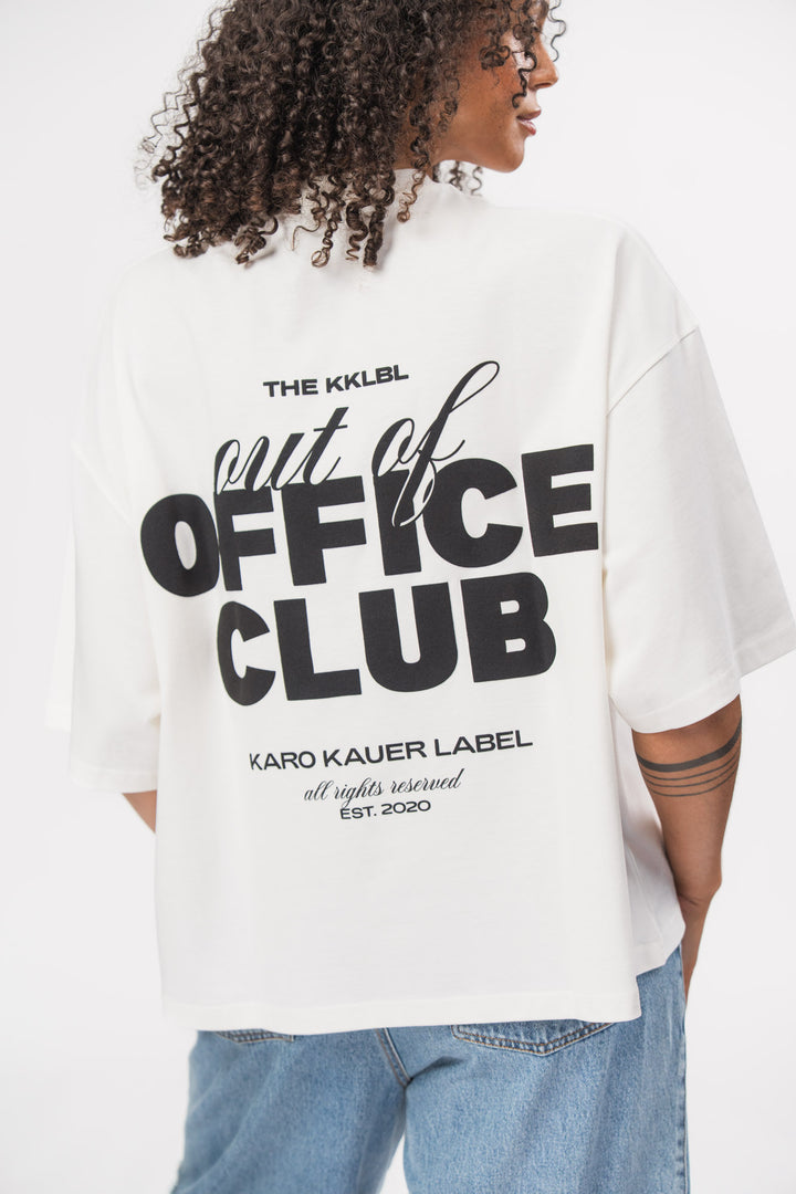 T-Shirt Cropped Office Club