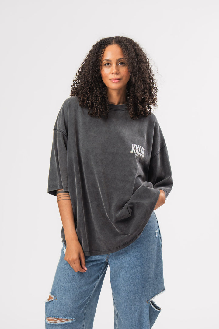 T-Shirt Washed Black KKLBL