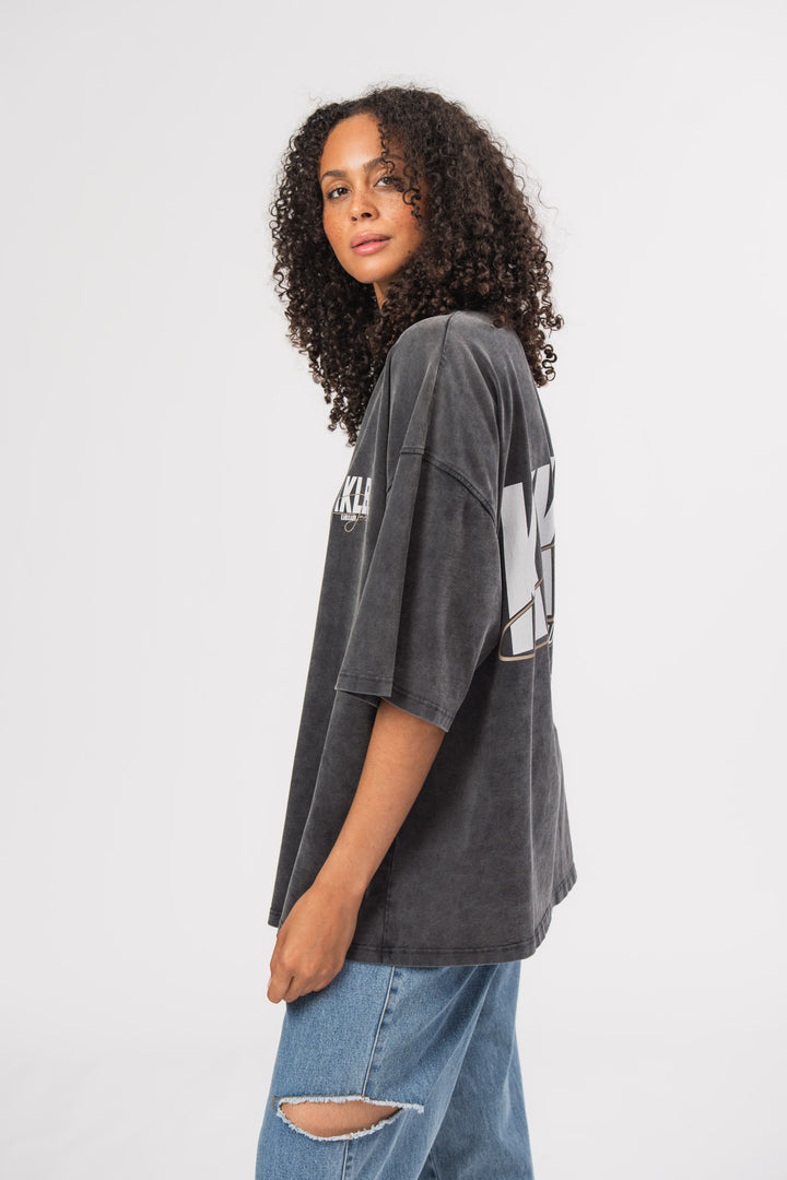T-Shirt Washed Black KKLBL