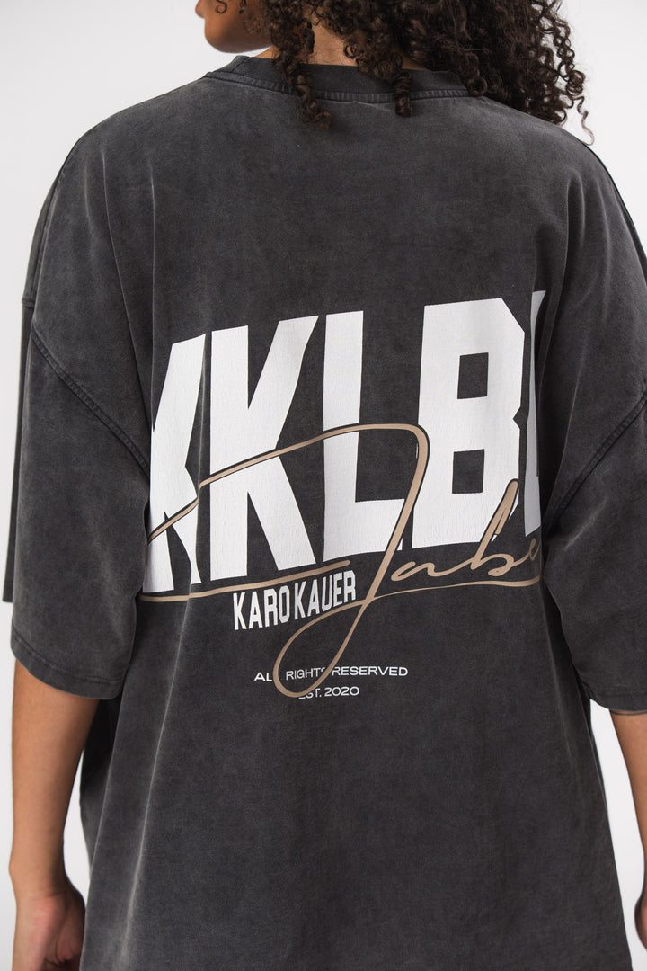 T-Shirt Washed Black KKLBL