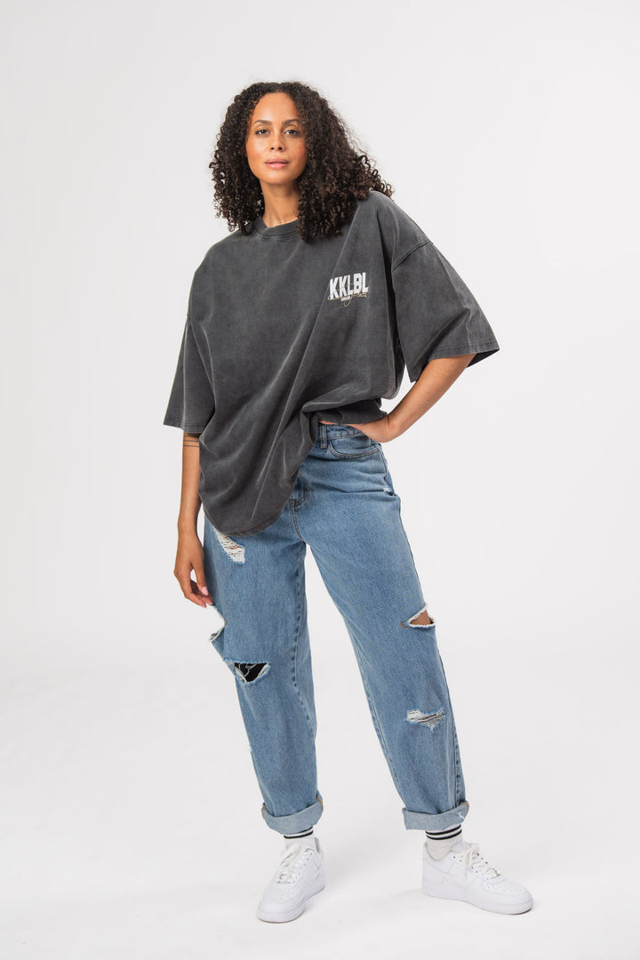 T-Shirt Washed Black KKLBL