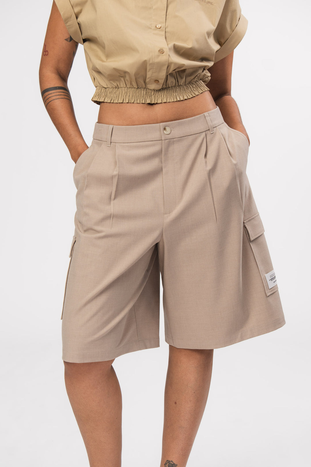 Bermuda Shorts Beige