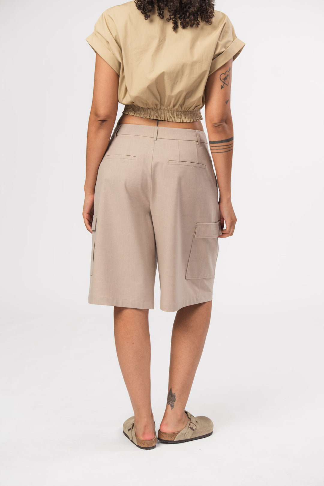 Bermuda Shorts Beige
