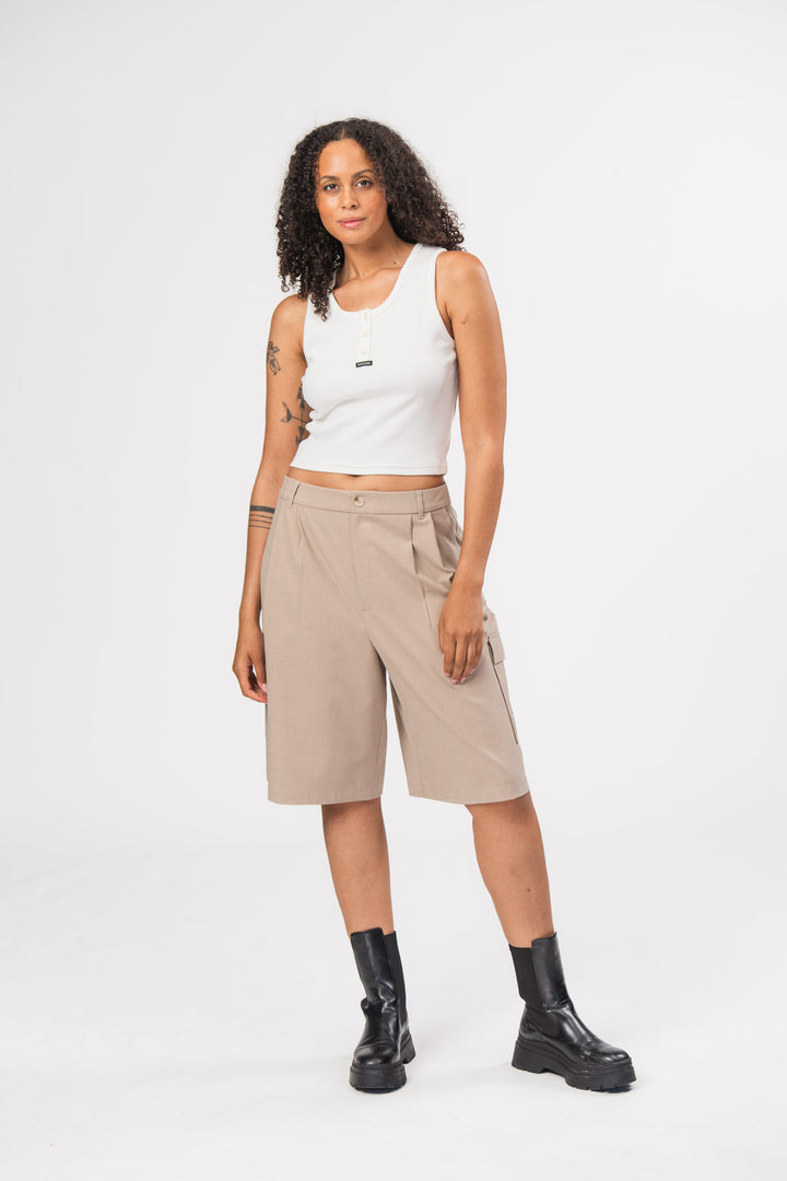 Bermuda Shorts Beige